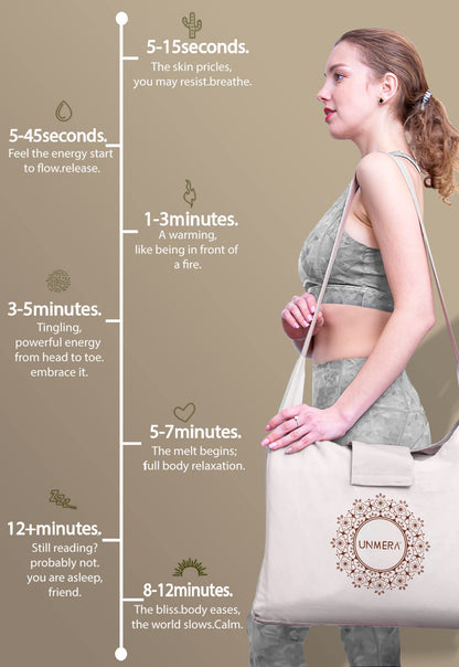 UNMERA Acupressure Mat and Pillow Set,Natural Premium Linen & Coconut Fiber Filling UNMERABuy Supplements Australia