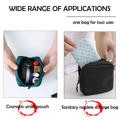 CCLEOOCOO Sanitary Napkin Storage Bag,Leather Waterproof Feminine First Period Bag with Zipper CCLEOOCOOBuy Supplements Australia