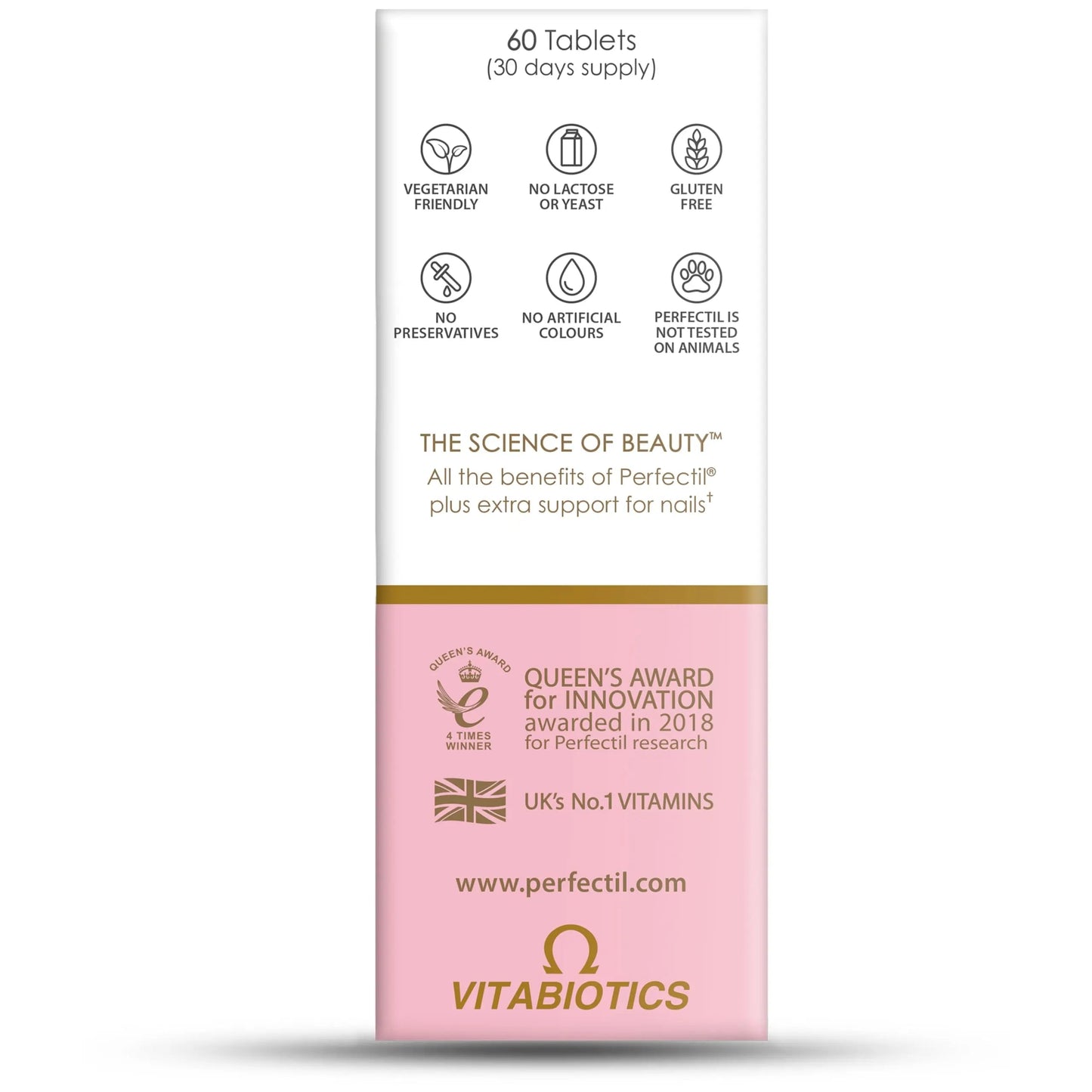 Vitabiotics - Perfectil - Plus Nails Extra Support - 60 Tablets PerfectilBuy Supplements Australia