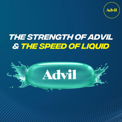 Advil Liqui-Gels Pain Reliever and Fever Reducer, Pain Medicine for Adults with Ibuprofen 200mg for Headache, Backache, Menstrual Pain and Joint Pain Relief - 50x2 Liquid Filled Capsules AdvilBuy Supplements Australia