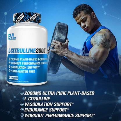 Evlution L-Citrulline2000 Nitric Oxide Supplement for Men Nutrition High Strength L Citrullin EvlutionBuy Supplements Australia