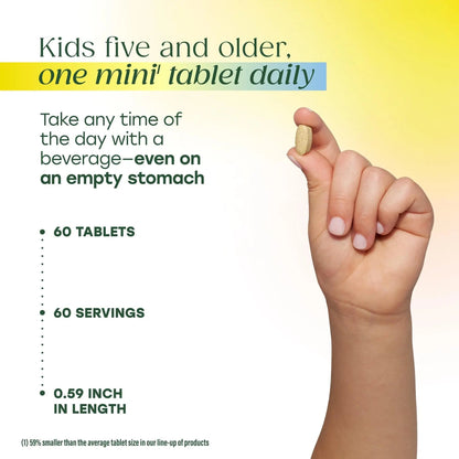 MegaFood Kids One Daily Multivitamin - Convenient Mini Multivitamin for Kids - with Zinc, Vitamins C, B & D MegaFoodBuy Supplements Australia