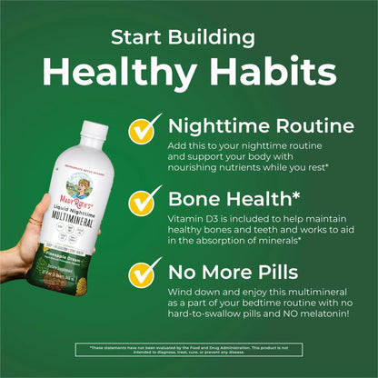 MaryRuth's Multivitamin Gummies for Women (Cherry & Raspberry) & Liquid Nighttime Multimineral (Pineapple) | Clean Label Project Verified MARYRUTH'SBuy Supplements Australia