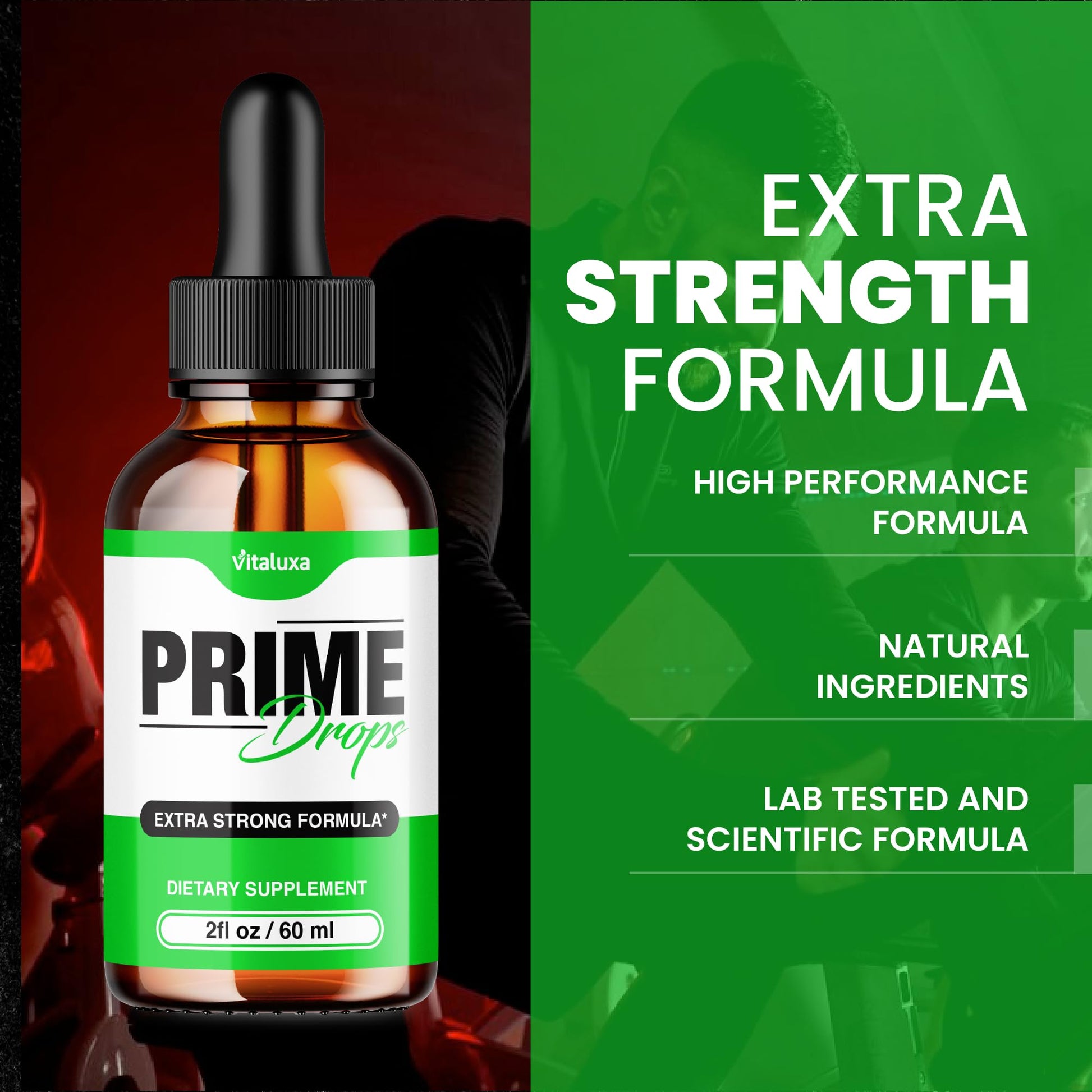 (2 Pack) Prime Drops for Men, Extra Strength Prime Drops Liquid Supplement Performance Blend All Natural Support, PrimeDrops Advanced Formula Vitamins for Health Wellness Reviews (4oz) VitaluxaBuy Supplements Australia