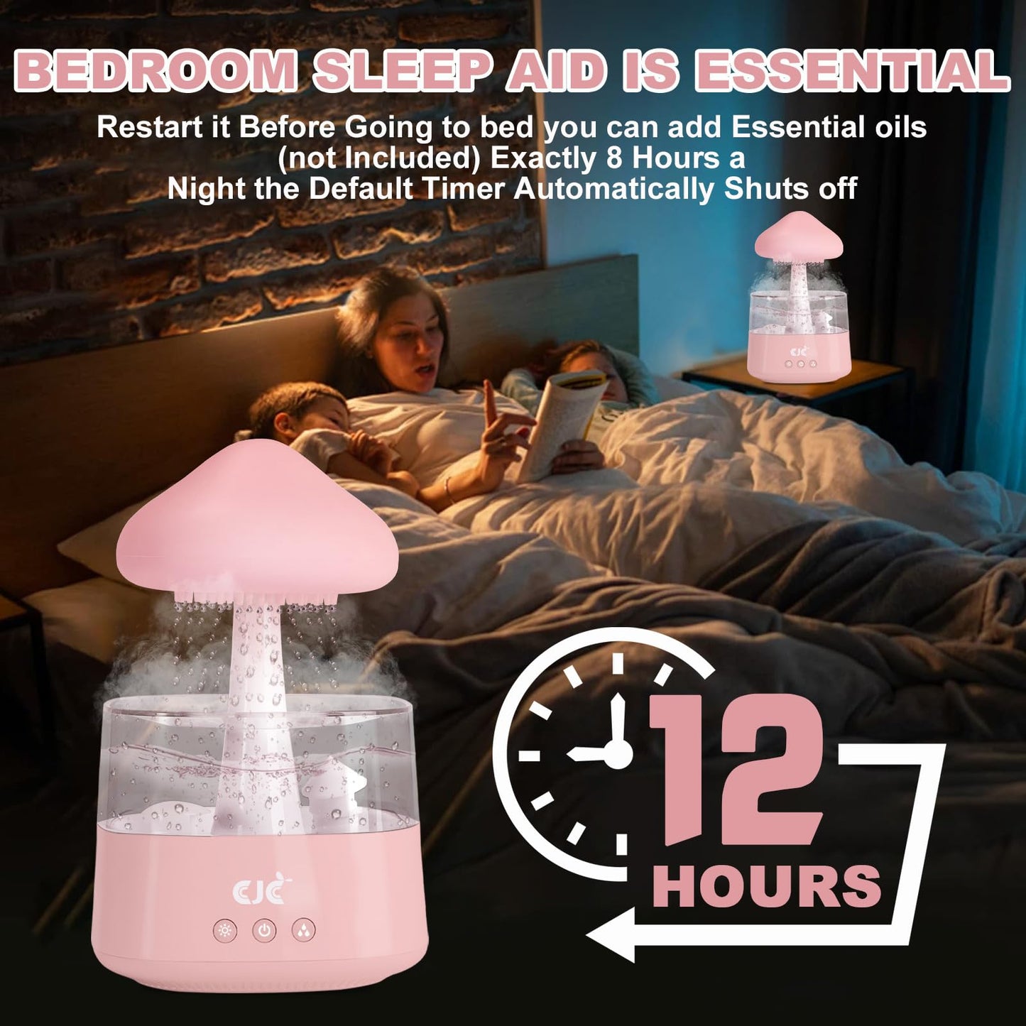 Humidifiers for Bedroom, 7 Color-Changing Led Night Lights, Aromatherapy Essential Oil cjcBuy Supplements Australia