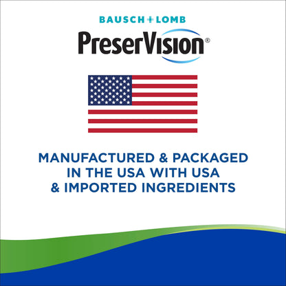 PreserVision AREDS 2 + Multivitamin, #1 Eye Doctor Recommended Brand, 2-in-1 Eye Vitamin with Lutein, Zeaxanthin, Zinc, and Vitamin C, D & E, 100 Softgels PreserVisionBuy Supplements Australia