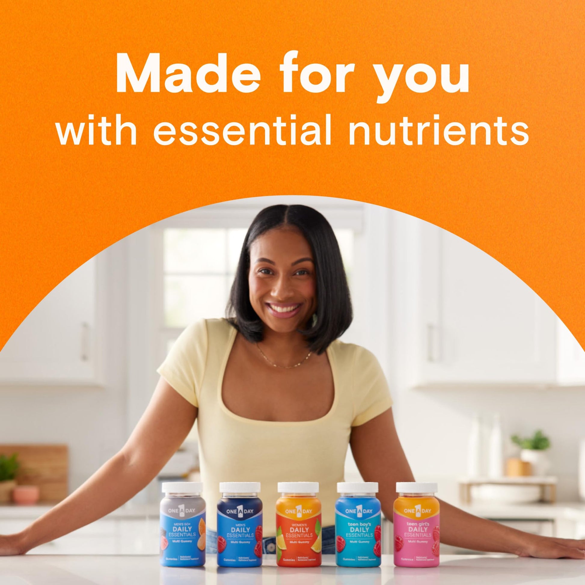 One A Day Men’s 50+ Daily Essentials Multivitamin Gummies, Multivitamin for Men Over 50, Fruit Medley Flavor, 120 Gummies ONE A DAYBuy Supplements Australia
