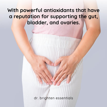 Dr. Brighten Women’s Probiotic - Probiotics, Prebiotics with Antioxidants & Sunfiber for Healthy Hormones, Balanced Female Microbiome, Ovaries and Immune Health - 60 Capsules Dr. BrightenBuy Supplements Australia