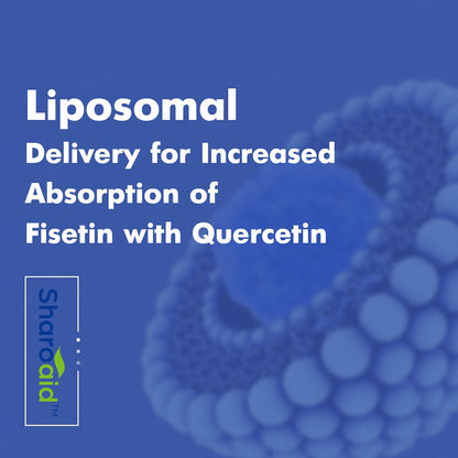 Sharoaid Liposomal Fisetin with Quercetin Supplements 1200 mg per Serving SharoaidBuy Supplements Australia