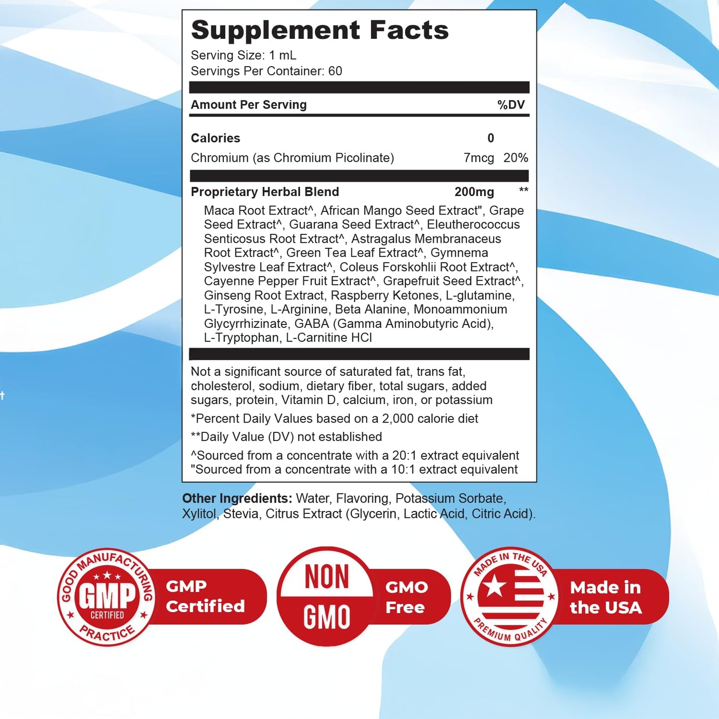 GLP Drops – 100% Natural Herbal Supplement with Maca, Grape Seed, Green Tea & More – Made in USA, Non-GMO, Easy-to-Take Liquid Formula – 60mL (2oz), 30 Servings, 1 Month Supply OrbyBuy Supplements Australia