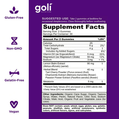 Goli - Sleep, Apple Cider Vinegar & Ashwagandha Gummy Bundle GoliBuy Supplements Australia