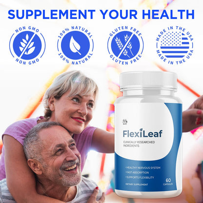 (2 Pack) Flexileaf Capsules, Official Flexileaf Pills with All Natural Ingredients, Advanced Health and Overall Wellness Multivitamin Supplement Maximum Strength Support Formula (120 Capsules) MJOBuy Supplements Australia