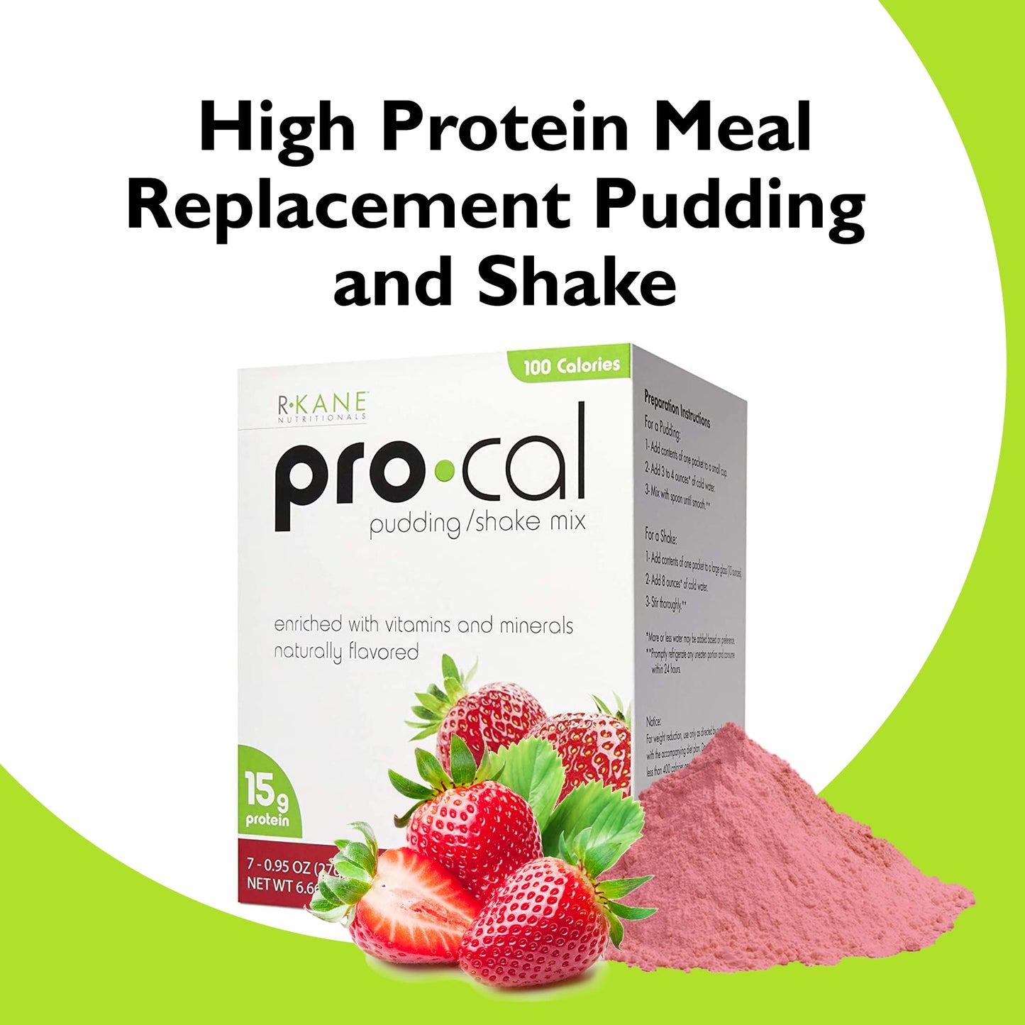 R-Kane Nutritionals Pro-Cal Pudding/Shake Mix, Low Calorie Protein Shake Powder R-Kane NutritionalsBuy Supplements Australia