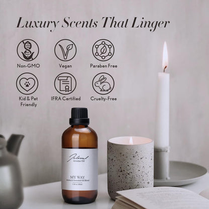 JCLOUD My Way Essential Oil for Diffuser - Hotel Collection Diffuser Oil & Home Luxury Scents – Pure JCLOUDBuy Supplements Australia