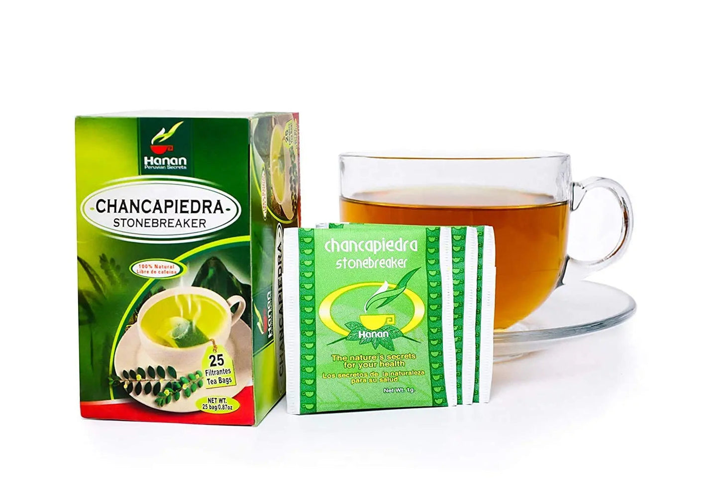 Stone Breaker Chanca Piedra Herbal Tea - 100% Naural from Peru (2x 25 Tea Bags Pack) Natural Kidney Cleanse & Gallbladder Stones Support– Detoxify Urinary Tract, Flush Impurities, Clear Urinary System AOSGYABuy Supplements Australia