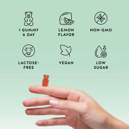 Bears with Benefits Immune Support Gummies – Vitamin C, D, B6 & B12 – Daily Immune Boost – Vegan, Naturally Flavored (60 Gummies) Bears with BenefitsBuy Supplements Australia