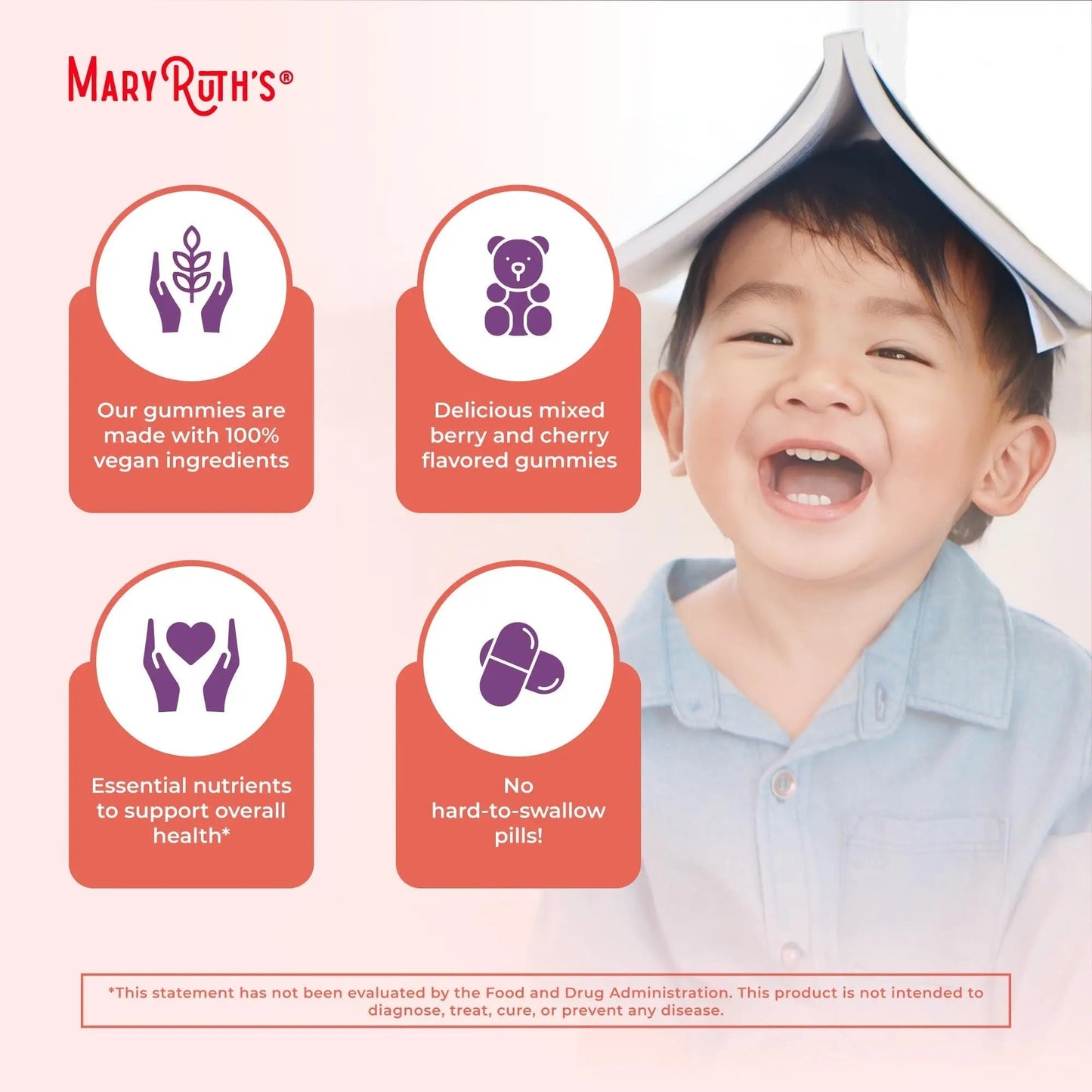 MaryRuth Organics Vitamin Gummy | Kids and Toddlers Age 2+ | USDA | Daily Vitamin C | D3 | Zinc | MaryRuth OrganicsBuy Supplements Australia