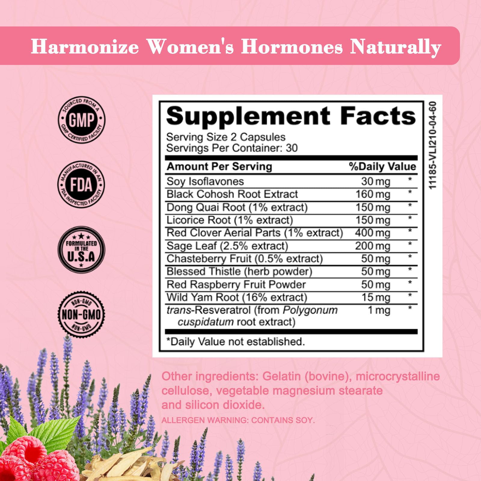 MenstrEaze PMS Relief & Hormone Balance for Women, with Black Cohosh, Vitex, Wild Yam MenstrEazeBuy Supplements Australia