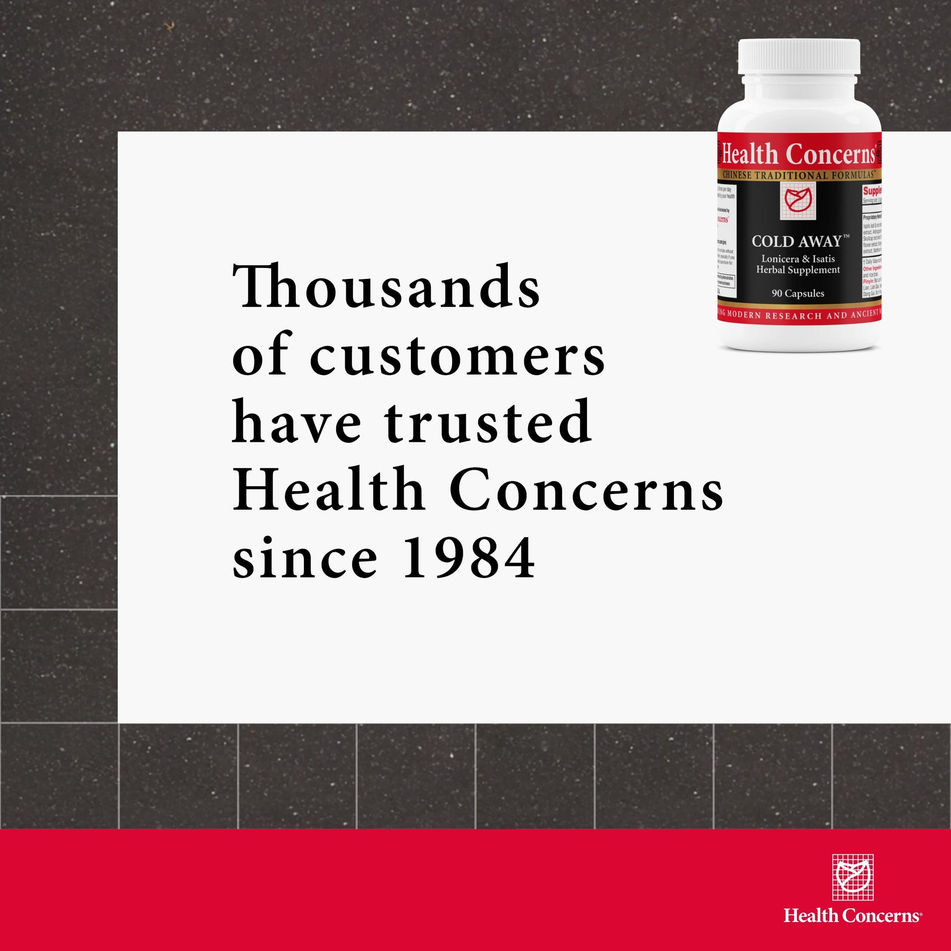 Health Concerns Cold Away - Immune Support & Defense - Vitamin Supplement for Flu Relief & Colds - Immunity System Booster - Licorice Root, Dong Quai, Chinese Skullcap & Andrographis - 90 Capsules Health ConcernsBuy Supplements Australia
