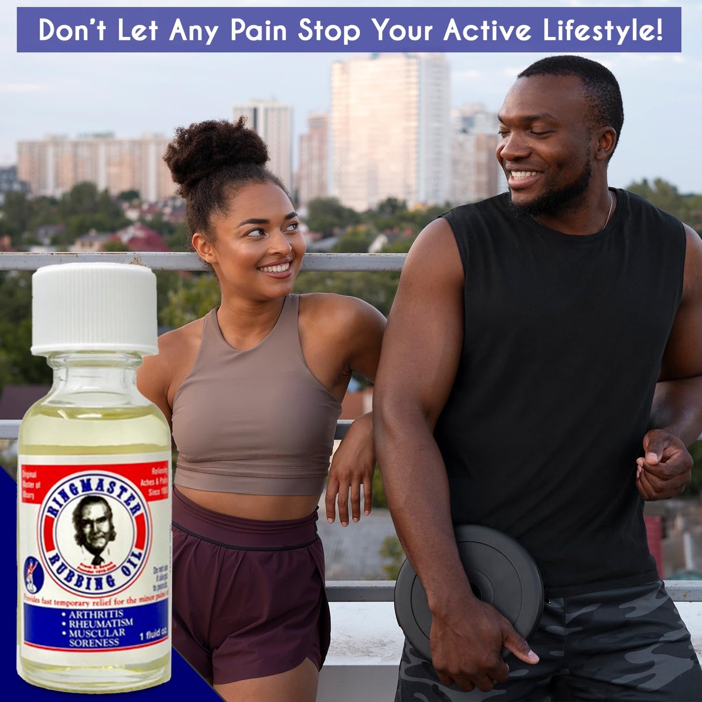 Ringmaster Rubbing Oil Pain Relief Since 1950 Made in USA for Arthritis, Rheumatism, Muscular Joint Soreness (1 oz) Ringmaster Rubbing OilBuy Supplements Australia