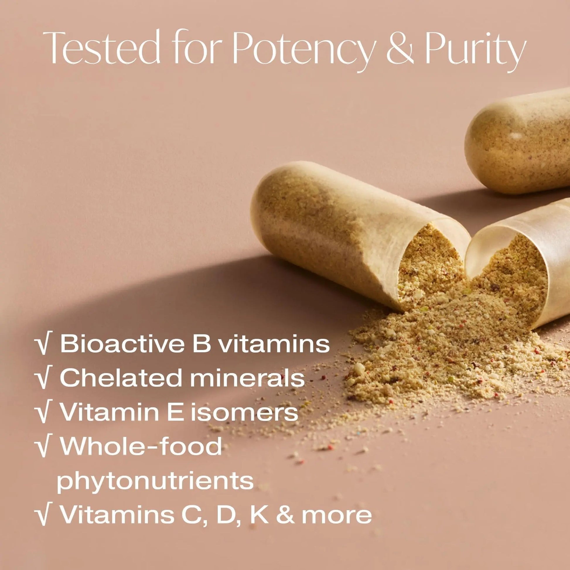 Designs for Beauty The Foundation of You - Women’s Multivitamin Supplement, 120 Count - with Vitamin D, Vitamin C, Folate, Tocotrienols, Lutein, Broccoli Seed, and Zinc Designs for Beauty