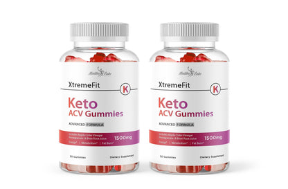 XtremeFit Keto ACV Gummies Weight Loss - 1500mg Once a Day, Strong Time Released 