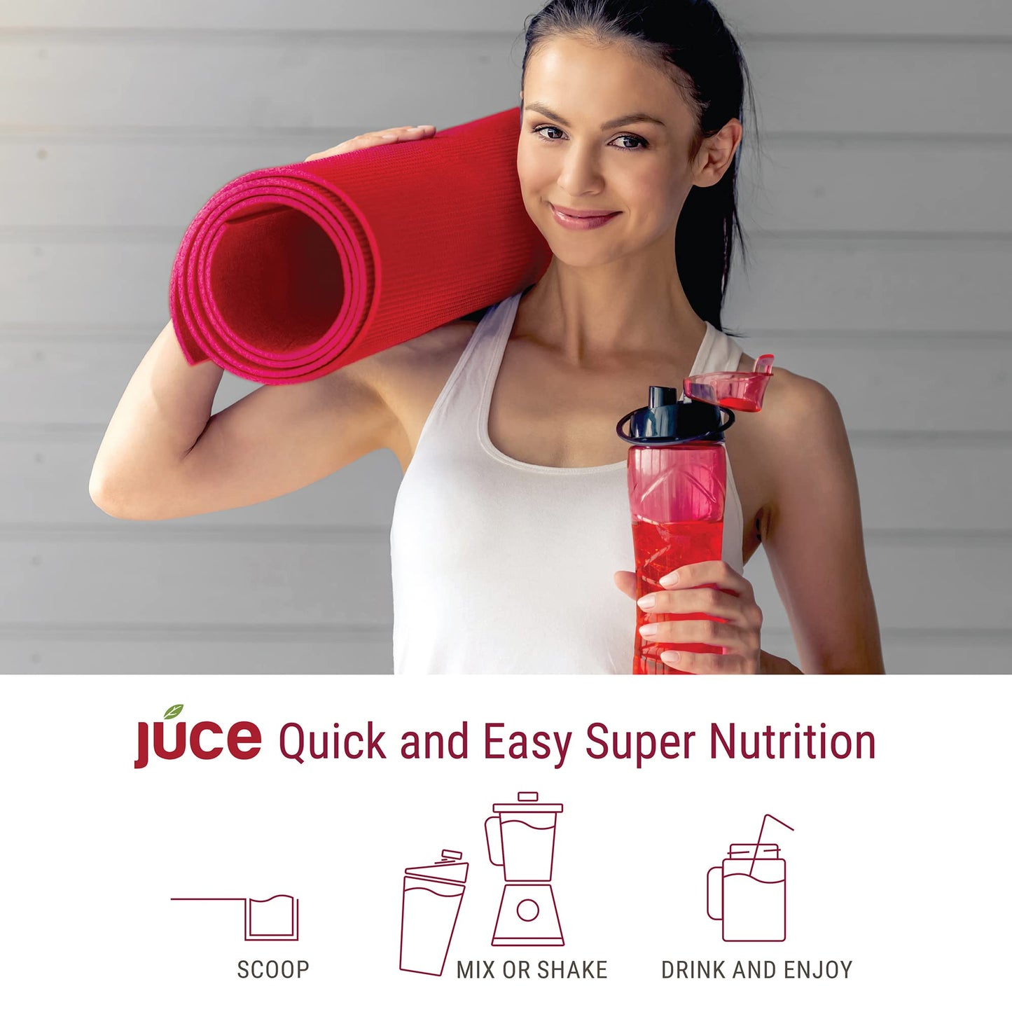 Terra Kai Organics JUCE Reds Organic Superfood Powder - Garden Berry Flavor | Fruit & Veggie Powder for Everyone w/64 Immune Boosting Superfood Plus Probiotics for Gut Health | 20 Servings (230g) Terra Kai OrganicsBuy Supplements Australia