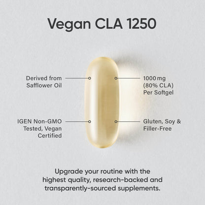 Sports Research Vegan CLA - 1250mg with Active Conjugated Linoleic Acid for Men Sports ResearchBuy Supplements Australia