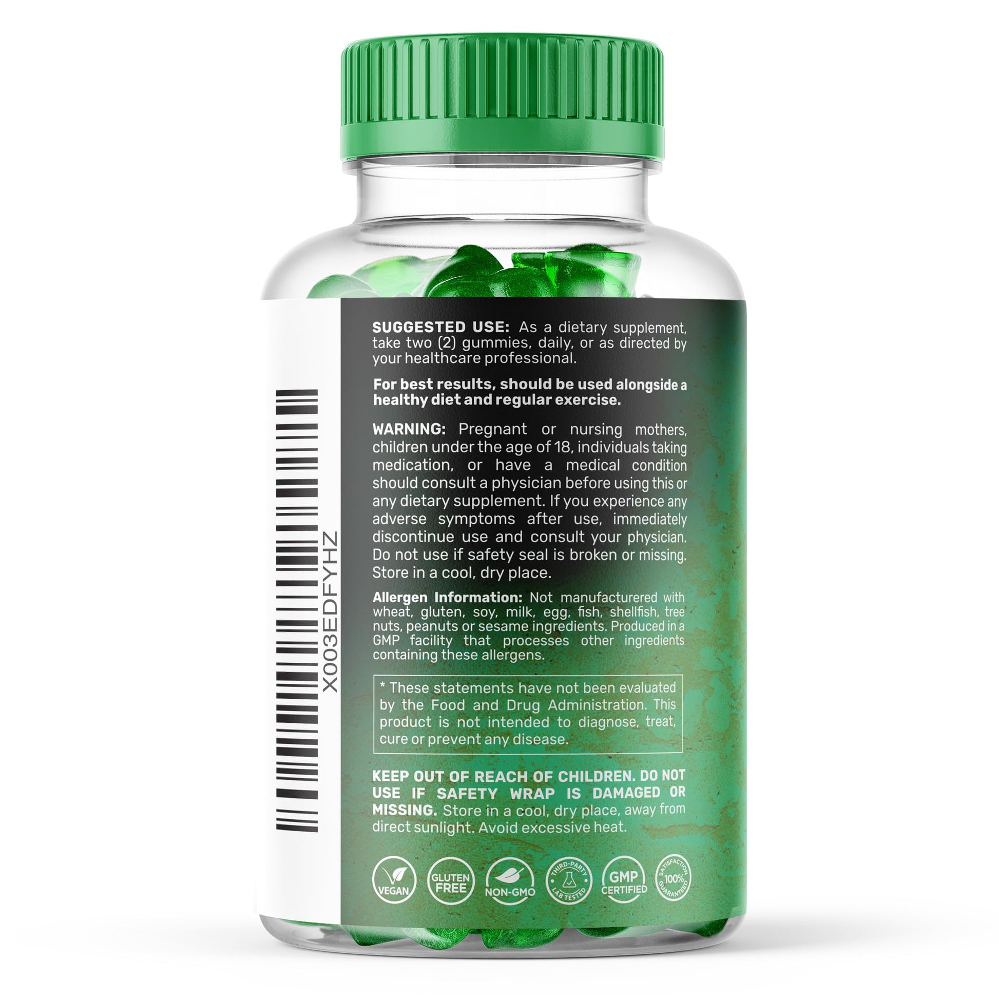 WELLNESS LABSRX Sea Moss Gummies, 3200mg Irish Sea Moss Mixed Berry Flavor with Maximum Potency Bladderwrack and Burdock Root - Supports Skin, Energy and Immunity - 90 Count WELLNESS LABSRXBuy Supplements Australia