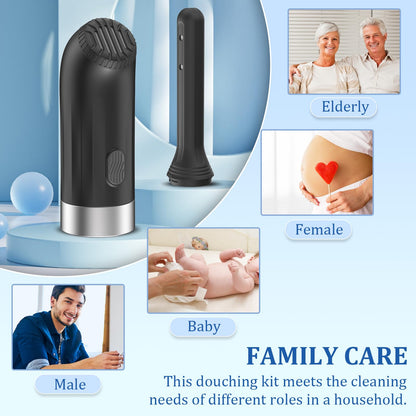 Enema Douches for Men Women, Automatic Anal Douche Cleaner with 3 Speeds, Silicone Enema Nozzles DsovillBuy Supplements Australia