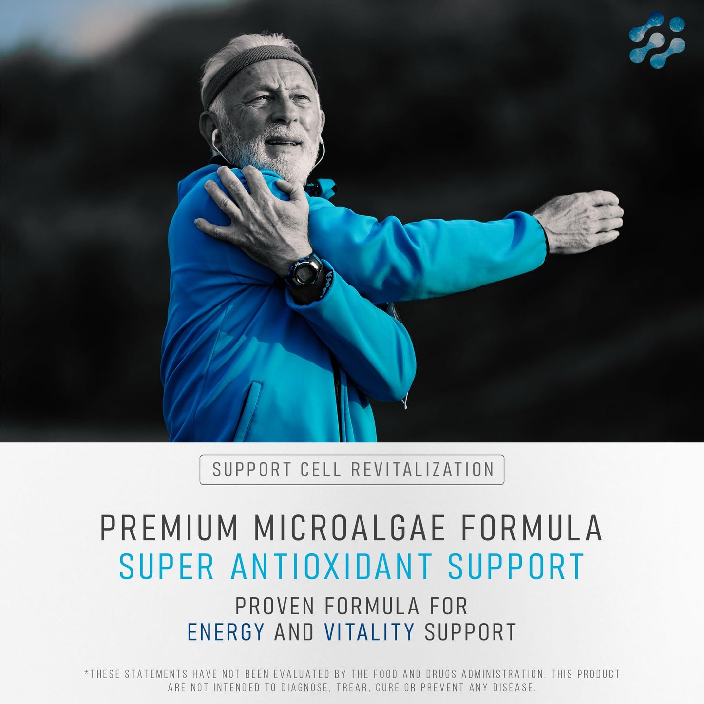 Stem Cell Supplements 500mg (60 Cap) Natural Anti-Aging & Longevity Support with Spirulina & Chlorella, Boost Cellular Renewal, Restore Youthful Energy, Reduce Joint Soreness – Celulas Madre AURA VITAMINSBuy Supplements Australia