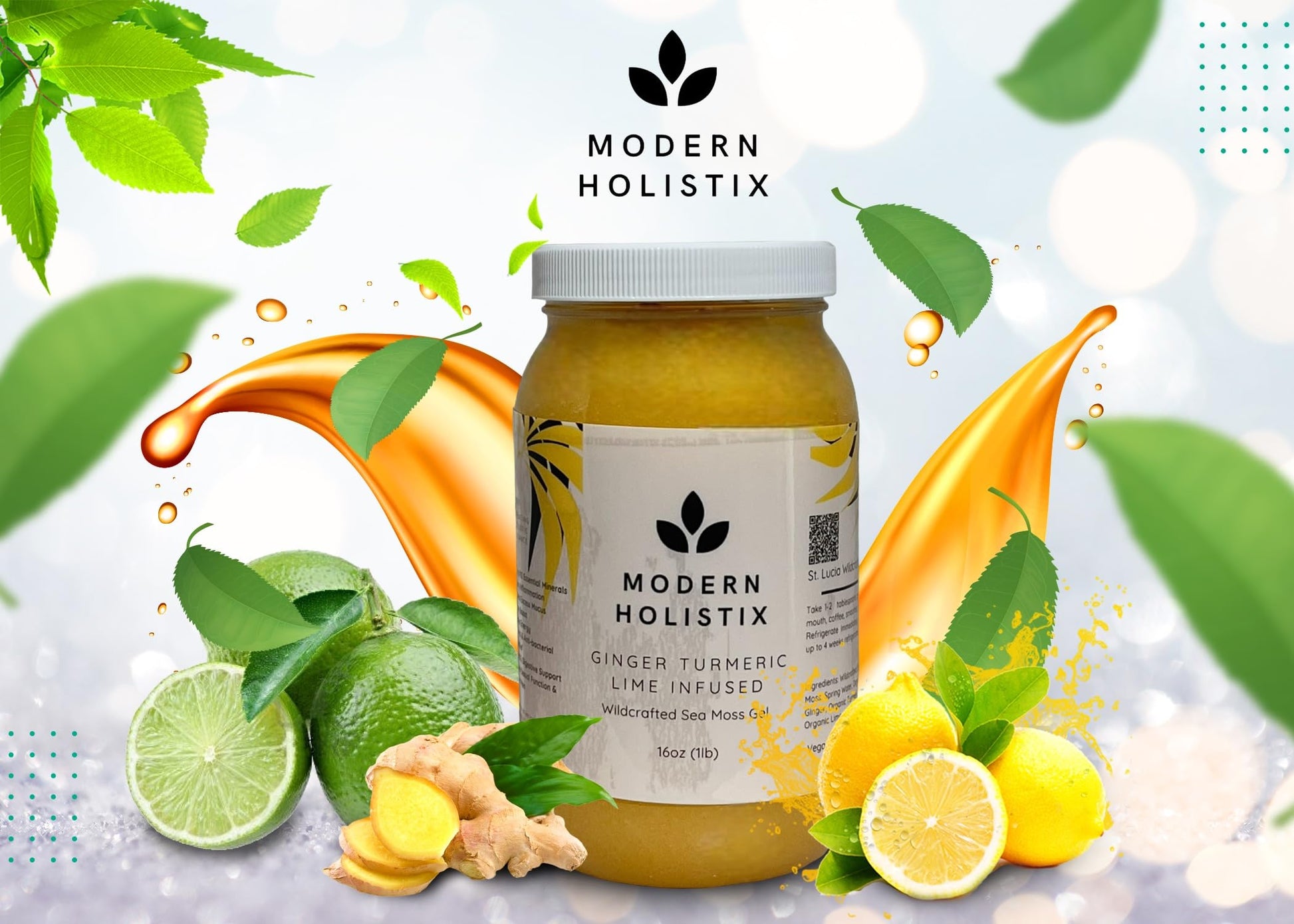 Modern Holistix Original Sea Moss Gel – 32oz Jar | Wildcrafted | All-Natural Superfood for Immunity, Energy & Gut Health Modern HolistixBuy Supplements Australia