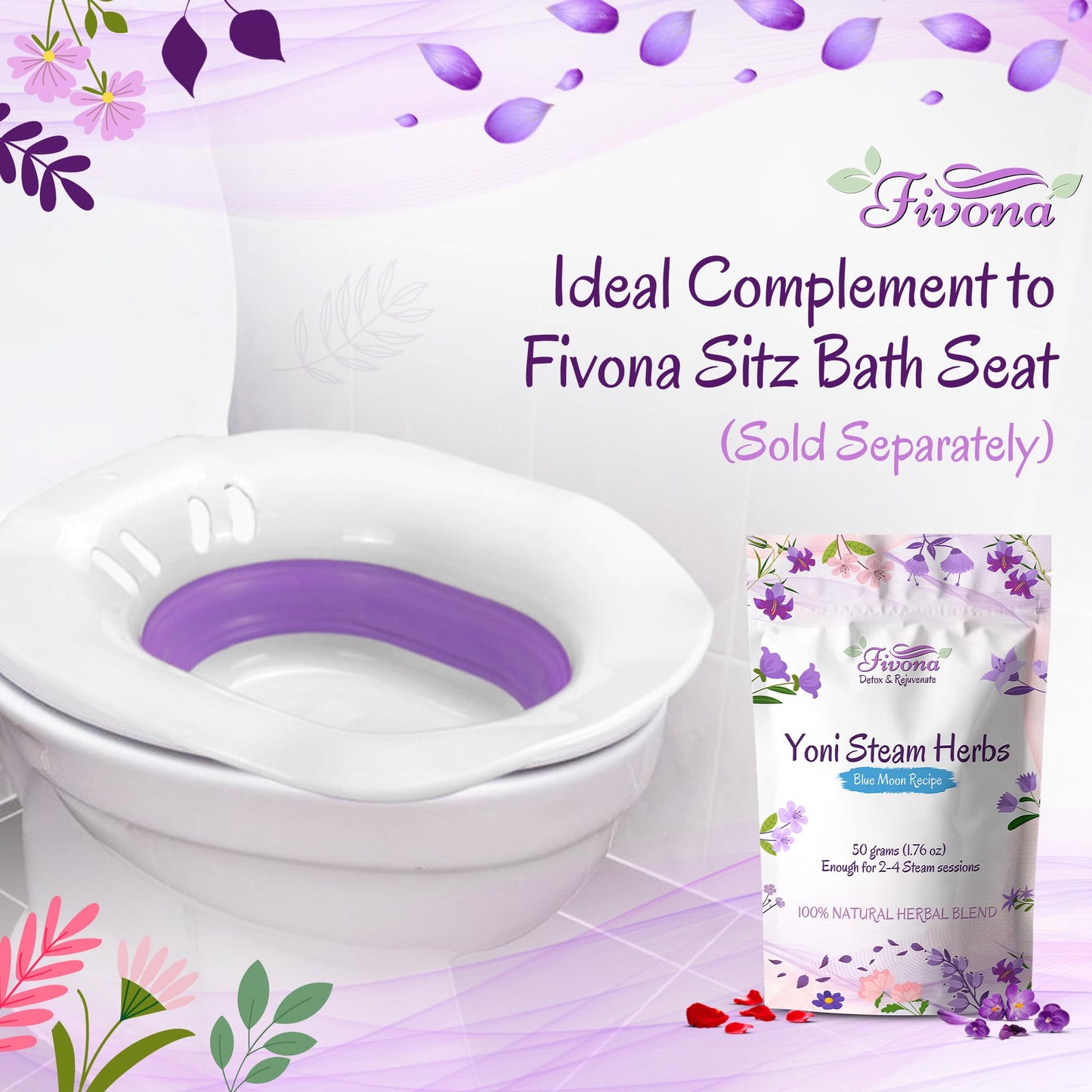 FIVONA Yoni Care Kit 3 in 1 - pH Balanced Natural Vaginal Oil 30 ml, Organic Herbal Soap 5.3 oz FIVONABuy Supplements Australia