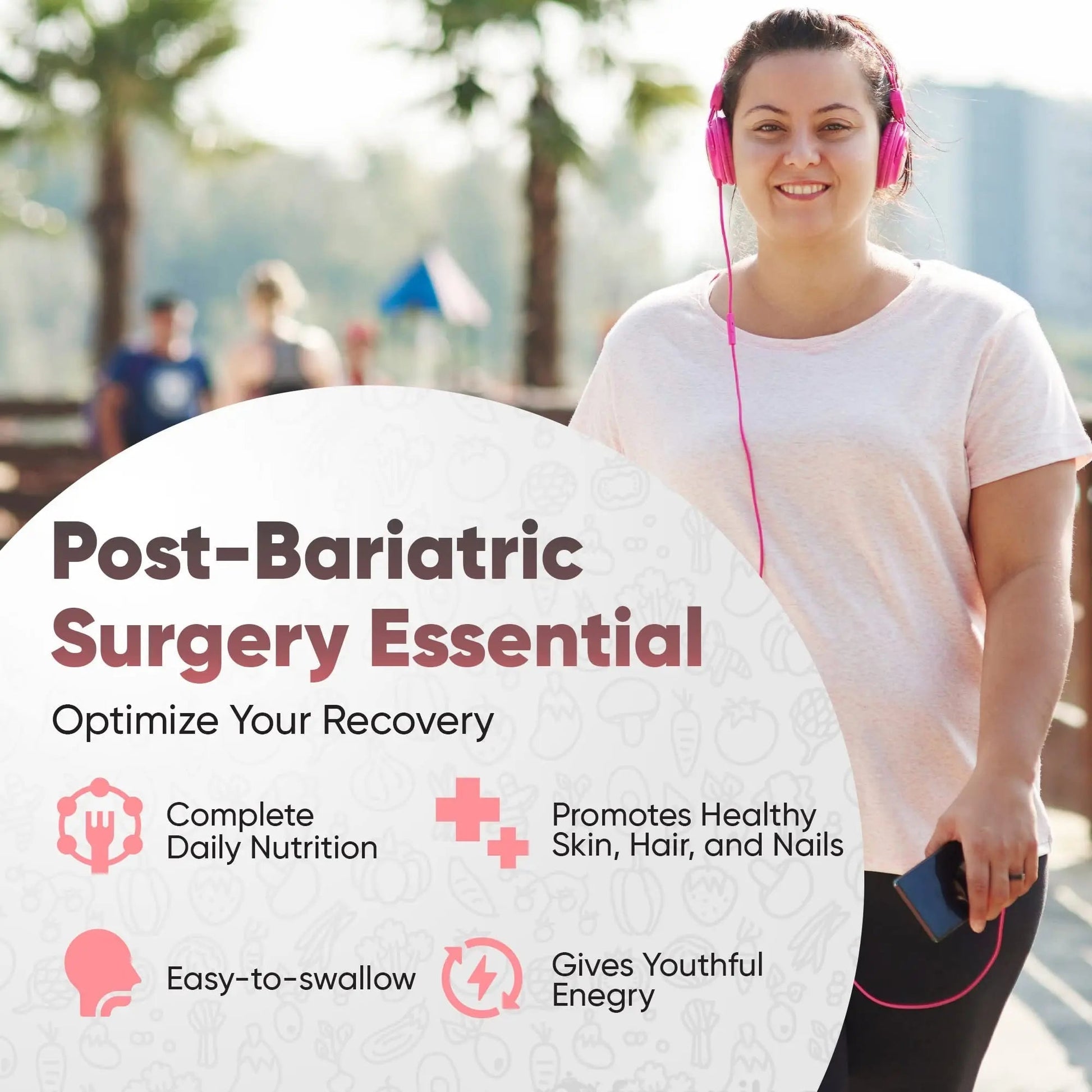 Bariatric Multivitamin with Iron - Easy-to-Swallow Capsule for Post Bariatric Surgery - Post Sleeve and Post Bypass KaitaminBuy Supplements Australia