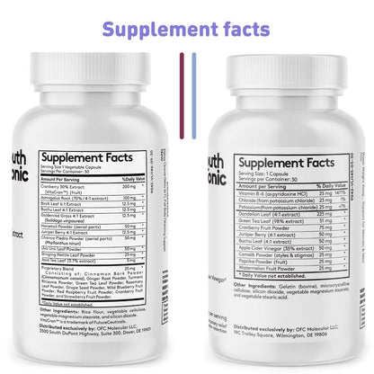Youth & Tonic Daily Water Retention Pills for Kidney Cleanse Swelling and Excess Body Fluid Youth & TonicBuy Supplements Australia