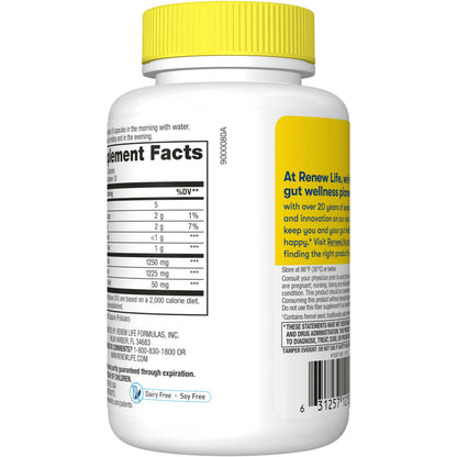Renew Life Adult Daily Digestive Prebiotic Fiber, 150 Vegetarian Capsules Renew LifeBuy Supplements Australia