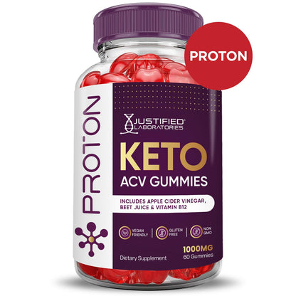 (3 Pack) Proton Protein Keto ACV Gummies Advanced Formula 1000MG Proton Keto Justified LaboratoriesBuy Supplements Australia