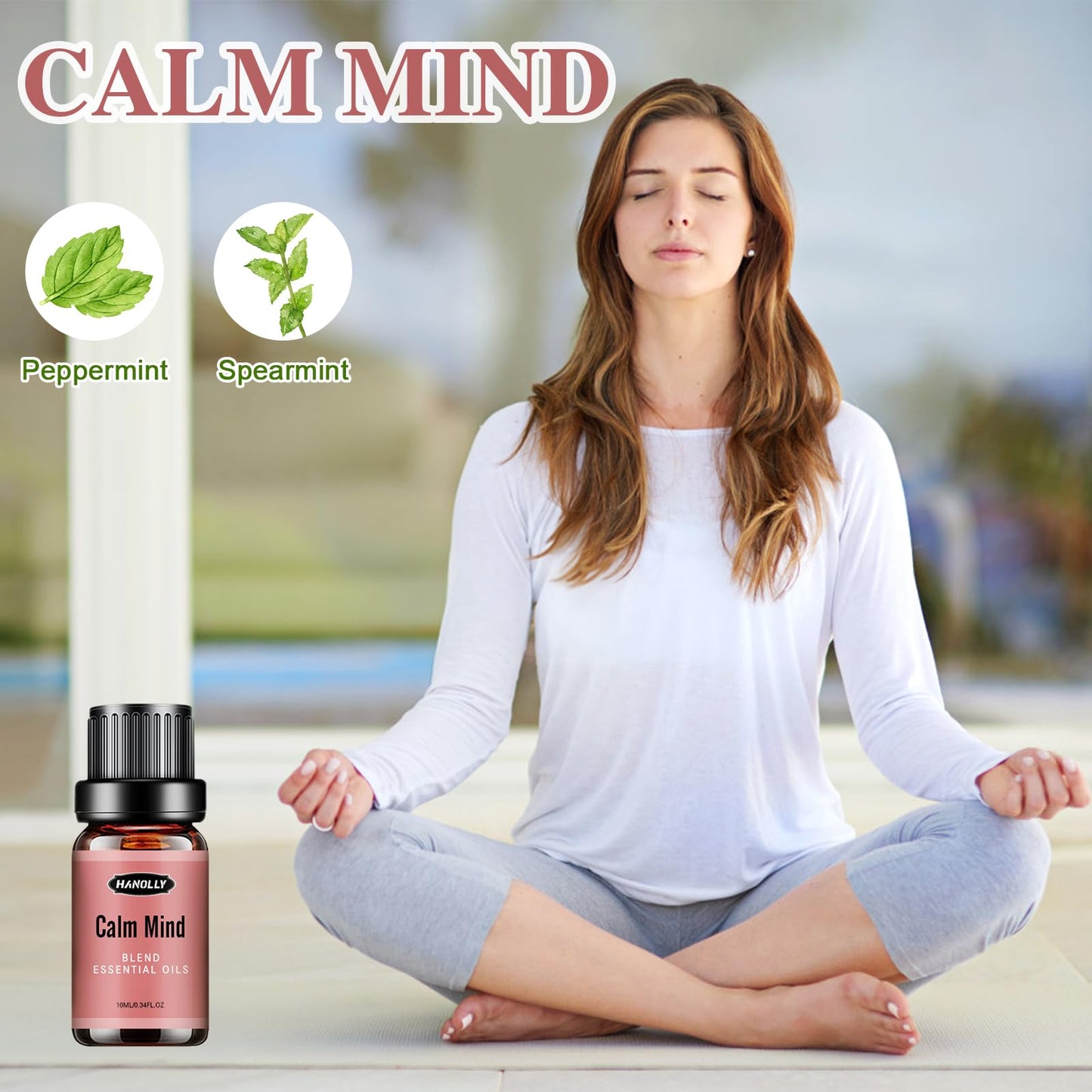 Essential Oils Blend Set, Fragrance Oil Aromatherapy Essential Oils Kit for Diffuser (6x10ML) HanollyBuy Supplements Australia