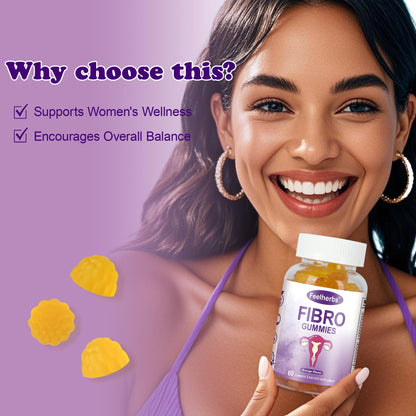 Feelherbs Fibro Gummies for Women, Pack of 2, Multivitamin Inositol Gummies with Inositol, Biotin, Vitamins A, C, D3, E, B6, B12, 60 Gummies Per Bottle FeelherbsBuy Supplements Australia