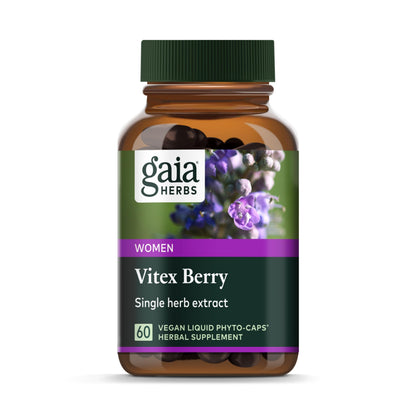 Gaia Herbs Vitex Berry (Chaste Tree) - Supports Hormone Balance & Fertility Gaia HerbsBuy Supplements Australia