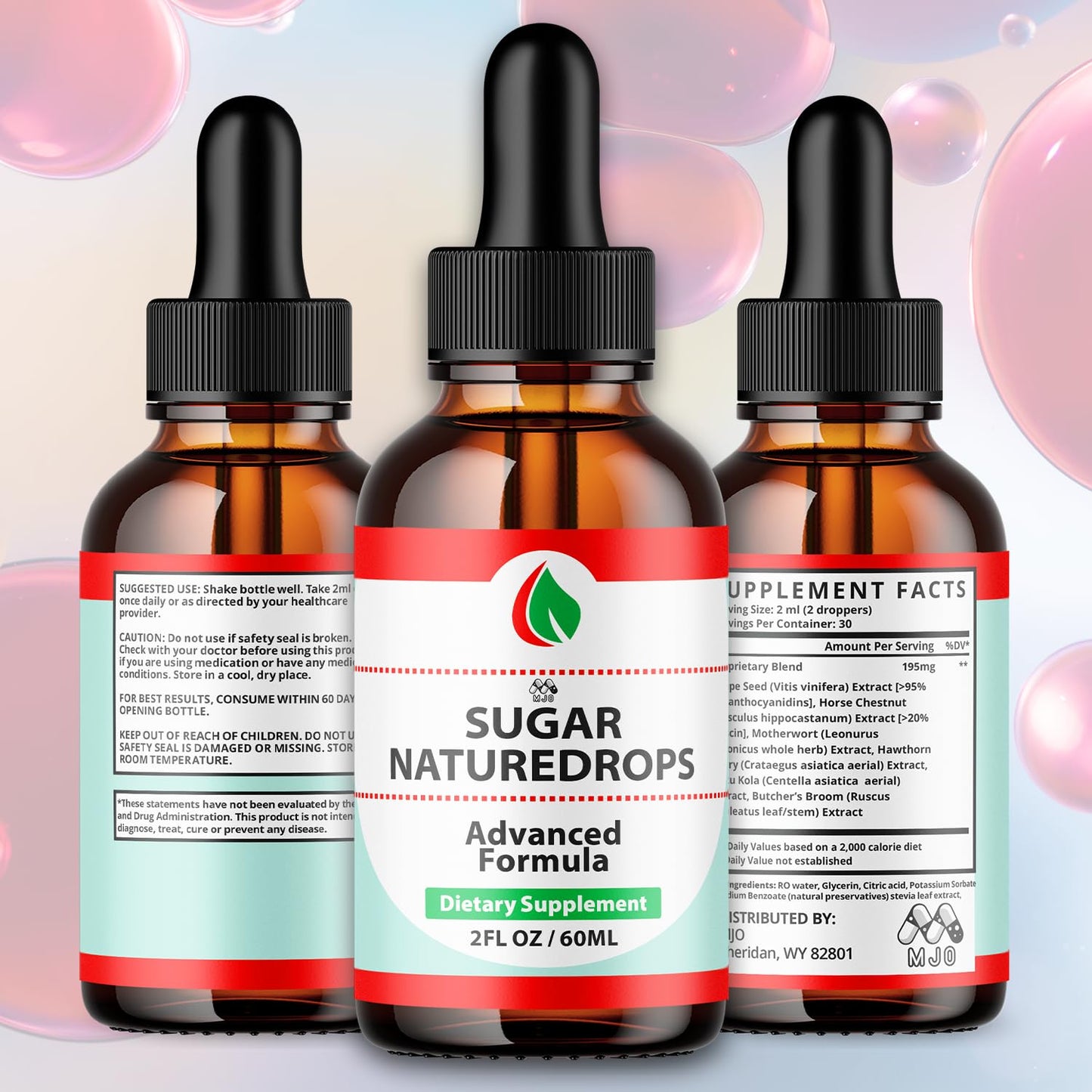 Sugar Nature Drops, Official SugarNature Blood Health Support Drops with All Natural Ingredients, Sugar Nature Liquid Supplement Optimal Health & Wellness Support with Premium Vitamins (30 Servings) MJOBuy Supplements Australia