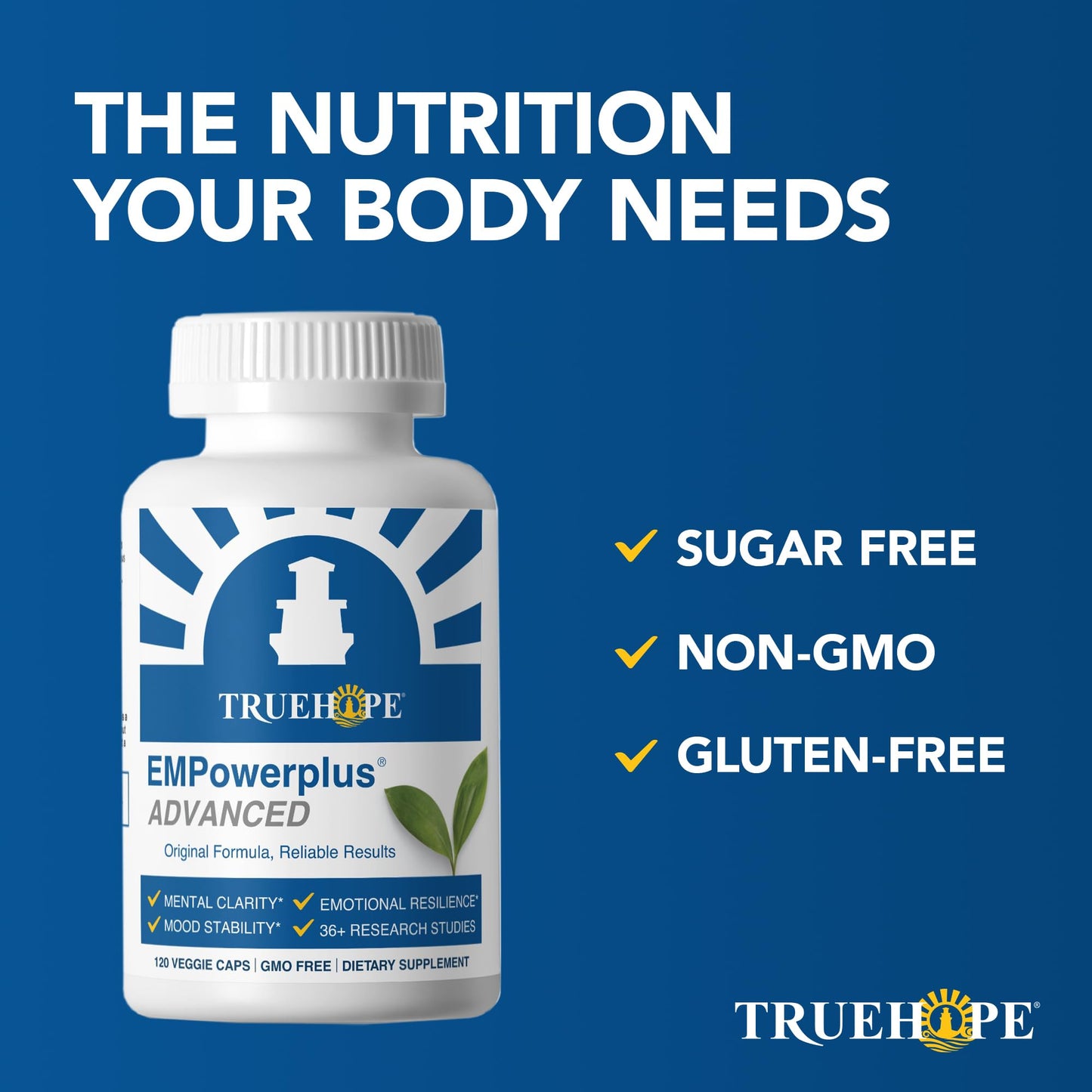 Truehope EMPowerplus Advanced Multivitamin for Women & Men - Broad-Spectrum Multivitamins & Chelated Minerals | 1000% Better Absorption
