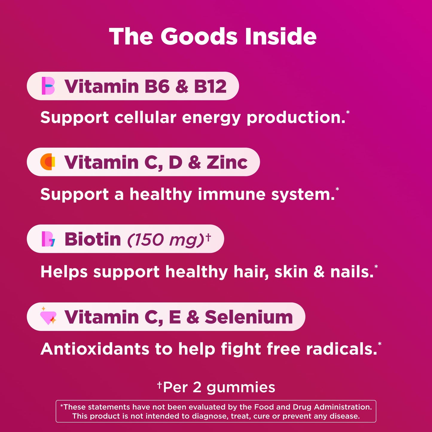OLLY Women's Multivitamin Gummy, Vitamins A, D, C, E, Biotin, Folic Acid, Adult Chewable Vitamin, Berry Flavor OLLYBuy Supplements Australia