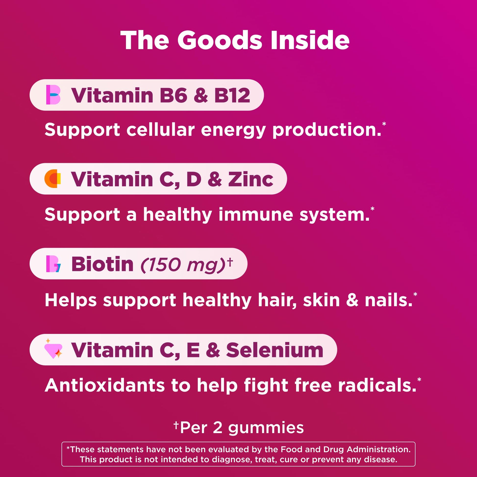 OLLY Women's Multivitamin Gummy, Vitamins A, D, C, E, Biotin, Folic Acid, Adult Chewable Vitamin, Berry Flavor OLLYBuy Supplements Australia