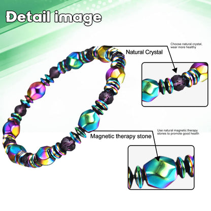 AGSIXZLAN 3pcs Adjustable Lymph Drainage Carnelian Magnetic Bracelet,Slimming Magnetic AGSIXZLANBuy Supplements Australia