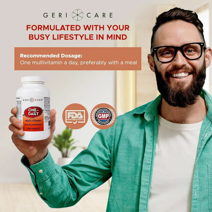 GeriCare Multivitamin Supplement Tablets, (Bottle of 1000) GeriCare