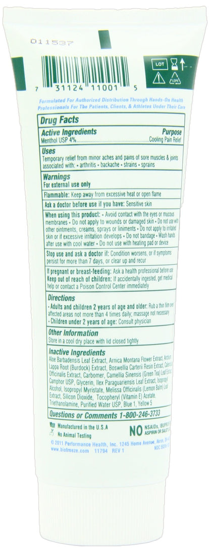 Bio Freeze Pain Relieving Gel, 4 Ounce, 12-Count BiofreezeBuy Supplements Australia