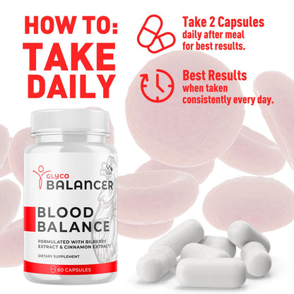 (2 Pack) Glyco Balancer Capsules, Official GlycoBalancer Health Support Pills with All Natural Ingredients, Glyco Balancer Advanced Health Support with Premium Vitamins for Women & Men (120 Capsules) MJOBuy Supplements Australia