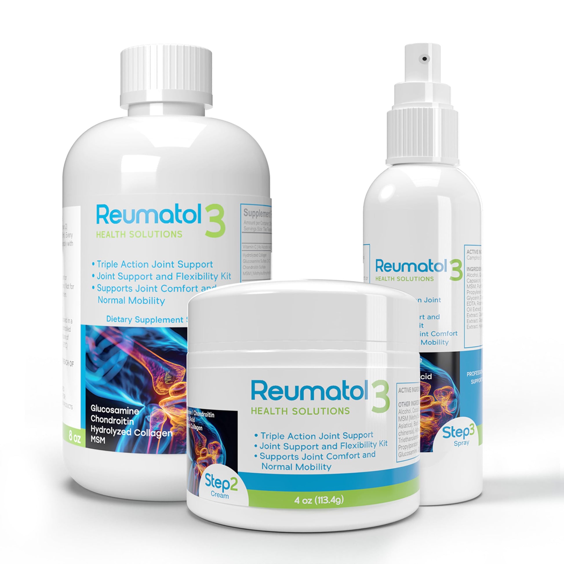 Reumatol 3 Kit – Natural Joint Support Formula for Comfort and Mobility | Helps Ease Stiffness & Promotes Flexible Joints | Herbal Blend for Daily Wellness Reumatol Health SolutionsBuy Supplements Australia