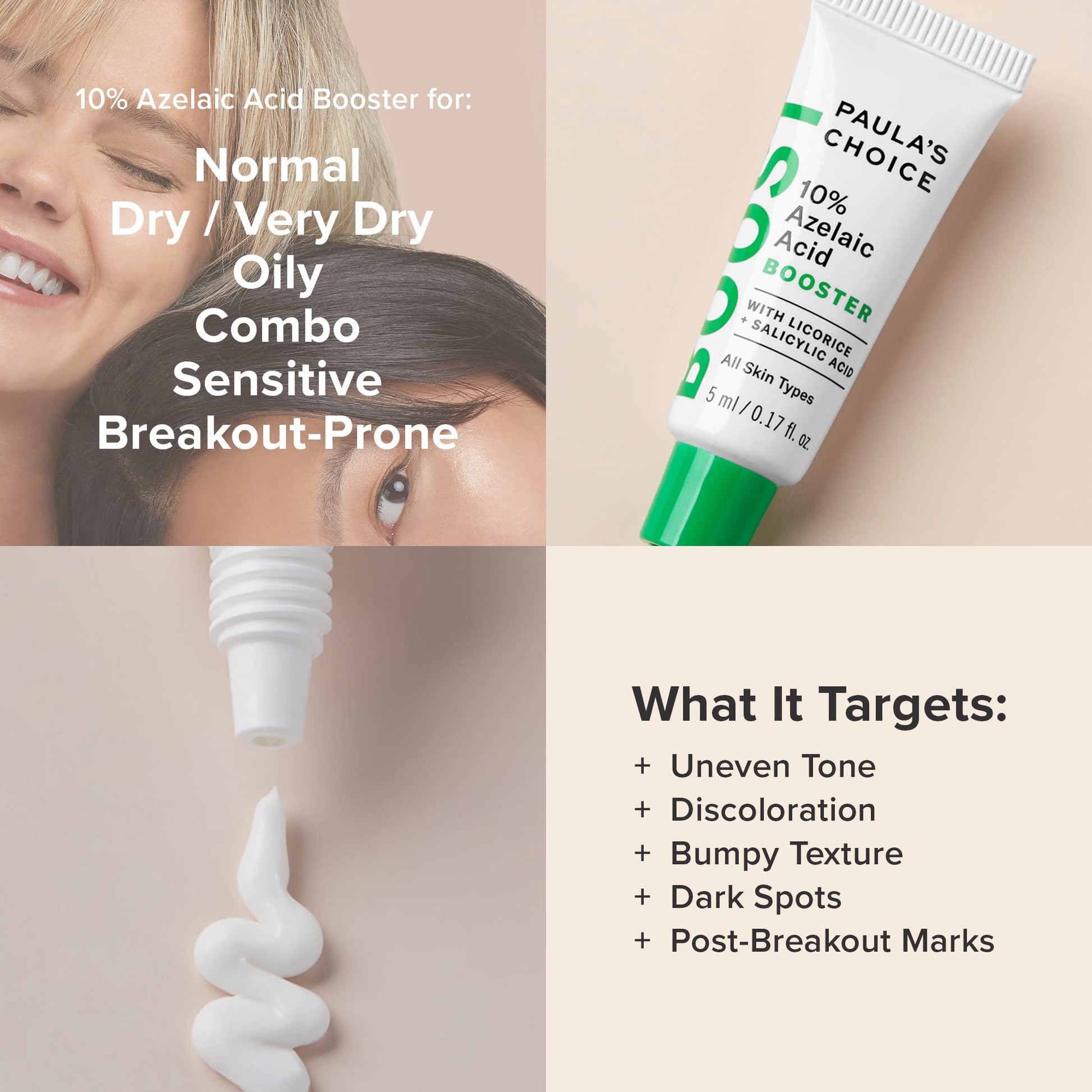 Paula's Choice BOOST 10% Azelaic Acid Booster Cream Gel, Licorice Extract Paula's ChoiceBuy Supplements Australia